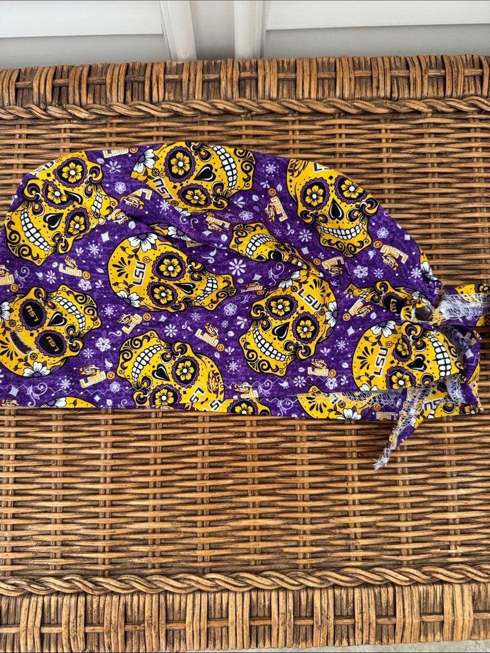 LSU Sugar Skull Bandana Cap